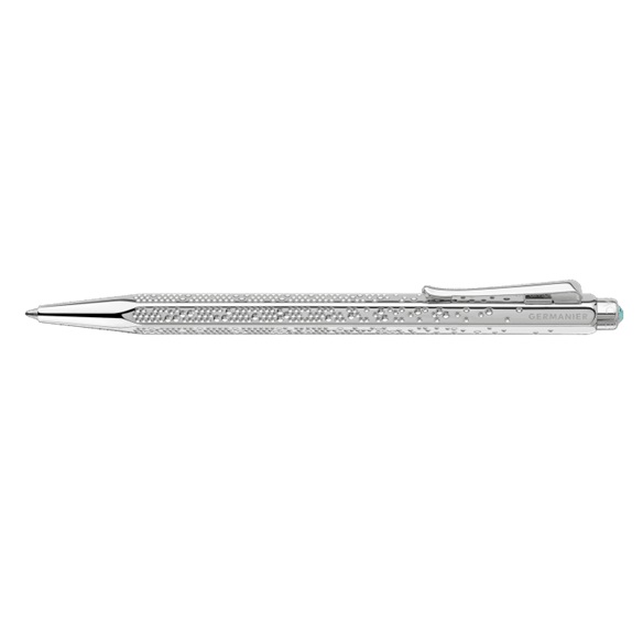 CARAN D'ACHE Ecridor Rotationボールペン Caran d'Ache Ecridor Ballpoint Pen in Black Lines - Goldspot